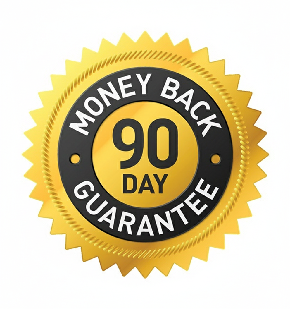 90 Day Money Back Guarantee